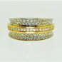 FANCY 18K BAND WITH 1.25 CT DIAMONDS
