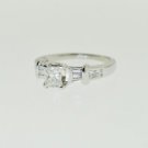 ESTATE 1.15 CT DIAMOND ENGAGEMENT RING IN 18K GOLD