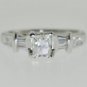 ESTATE 1.15 CT DIAMOND ENGAGEMENT RING IN 18K GOLD