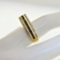 EYE CATCHING 1.50 CT DIAMOND AND SAPPHIRE LADY'S ESTATE RING IN 14KT GOLD