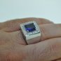 NEW 18KT MENS RING WITH 9.93 CT DIAMOND AND TANZANITE