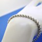 STUNNING 4 CT DIAMOND BEZEL SET 14KT GOLD TENNIS BRACELET