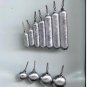 100 DROP SHOT WEIGHTS - HAND POURED DIFF. SIZE'S AND STYLES - ROUND AND FINESSE
