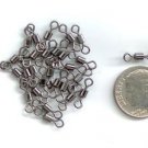 500 - #7 ROLLING BARREL SWIVELS NICKEL AND BLACK COLORS