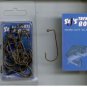 S&J's JIG HOOKS ADERDEEN ROUND BEND 90*BRONZE FINISH 2/0 OR 3/0. 100 HOOKS