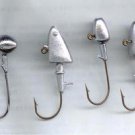 100 HAND POURED DARTER JIG, FOOTBALL JIG, BULLET JIG, AND SHAD HEAD JIG