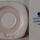 Nikko Quadrille Dove Gray 323 Made in Japan Square 6" Saucer
