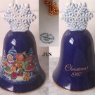 Avon Christmas Bell 1987 CAROLING KIDS-Snowflake Handle