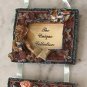 Bear Themed Wall hanging 10.75" Long with 2 Picture Frames