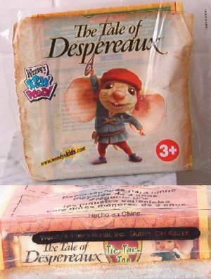 WENDYS TALE OF DESPEREAUX TIE-TAC-TOE Game meal toy