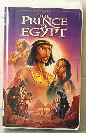 Dreamwork's Prince of Egypt VHS Clamshell case 1999