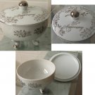 Norcrest Fine Chatillon Porcelain 25th Aniversary covered dish / bowl AB-130