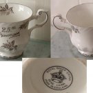 Vintage Royal Dover Bone China Tea Cup Made In England 25th Anniversary