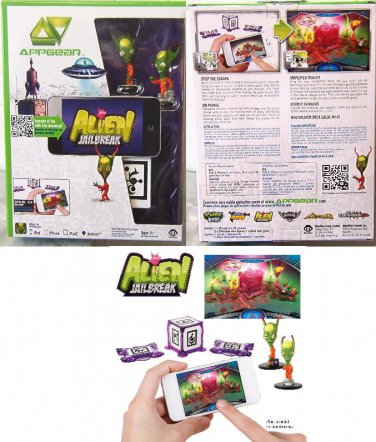 WowWee W0160 AppGear Alien Jail Break Edition Mobile Application Game for Apple.