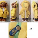 Pickford Brass Button Bear w/ Stand '1930's MOOKIE' 12" Tall