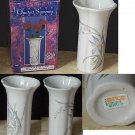 Albert E. Price Porcelain Orchid Summer 5" Tall Vase Hand-painted New in Box