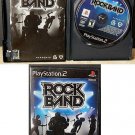 PlayStation 2, Rock Band 2007 Game Manual Case Complete Harmonix Rated TEEN