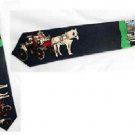 New Orleans Carriage Ride - navy blue polyester tie OK