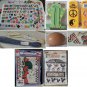 Lot of 9 Variety Craft Pieces Transfers, Stickers, Wood pcs & more Lot #1