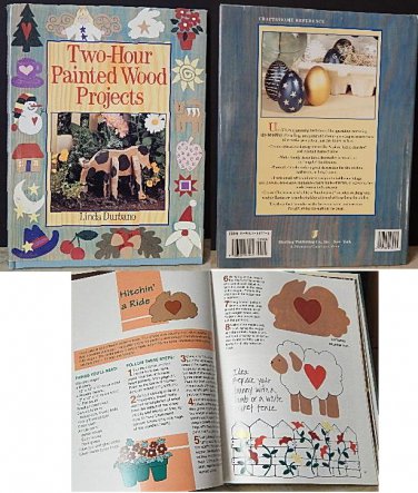 Two-Hour Painted Wood Projects by Linda Durbano 1996 Hardcover Book 0806913991