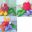 Bean Bag Buddies Multi-colored Girl Octopus Plush Toy