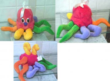 Bean Bag Buddies Multi-colored Girl Octopus Plush Toy