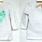 Carters Baby Girls Long Sleeve 'Made of Magic' Top White Size 6 Mo Butterfly
