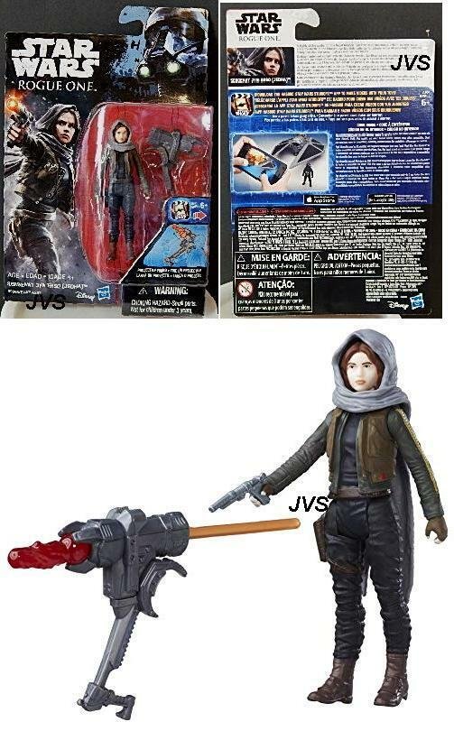 Star Wars Rogue One Sergeant Jyn Erso (JEDHA) 3.75" Action Figure w/ Weapon