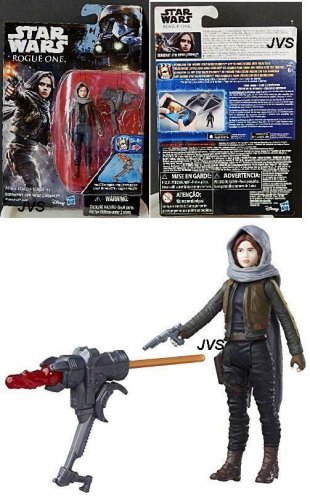 Star Wars Rogue One Sergeant Jyn Erso (JEDHA) 3.75" Action Figure w/ Weapon