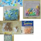 Assorted Lot of Blue Baby Boy Shower Party Confetti Mini Pacifier Babies Balloon