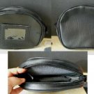 Lot of 2 Group Trips Small Black Zippered Travel Bags w/ Front ID sleeve