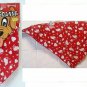 ONE Doggie Danna Pet Dog Cat Holiday Bandana Hearts & Cupids - Size Medium