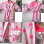 Just One You By Carters Baby Girl Size 0-9 Months Pink Hooded Bath Robe