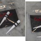 Spencer’s Body Rage White 4G (5mm) Acrylic Tapers Stretchers New Ear Lobes
