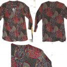Women's Duster Coat w/ Medium Shoulder Pads Southern Lady Size 12 No Lining