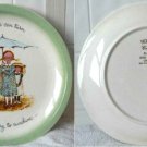 Holly Hobbie Collectors Edition Plate A Smile Can Turn a Cloudy Day To Sunshine Holly Hobbie Collectors Edition Plate A Smile Can Turn a Cloudy Day To Sunshine