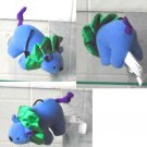 Mini Evenflo Blue Lion w/ Green Crinkle Mane Baby Hand Dexterity Toy Mini Evenflo Blue Lion w/ Green Crinkle Mane Baby Hand Dexterity Toy