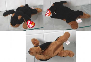 Doby The Doberman Pinscher Dog Ty Beanie Baby Style 4110 w/ Tag