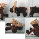 Ganz Webkins REINDEER #HM137 Brown Deer Buck Stuffed Plush Toy 9" long no code