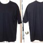 Hydrotech Polyester Men's Black Crew Neck T-Shirt Tee Size XL Basic Concepts