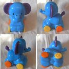 Blue Rolling Elephant Baby Development Toy Building Motor Skills Blue Rolling Elephant Baby Development Toy Building Motor Skills