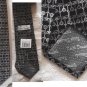 Divino by Keith Daniels Black Silver Brown Silk Neck Tie - New w/ Tag in Sleeve