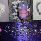 Champagne Glass Candle