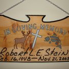 Large 21 x 11 "In Loving Memory" Sign