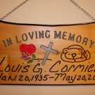 Large 21 x 11 "In Loving Memory" Sign