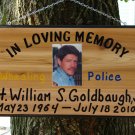 Large 21 X 11 "In Loving Memory" Sign
