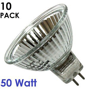 OSRAM_ Mr16 Light Bulb - 50 Watt - Bi-Pin - 12 Volt - Halogen - "Value 10 Pack"