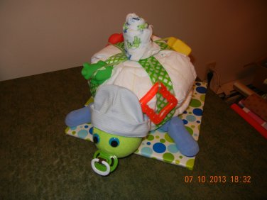 Turtle Diaper Cake