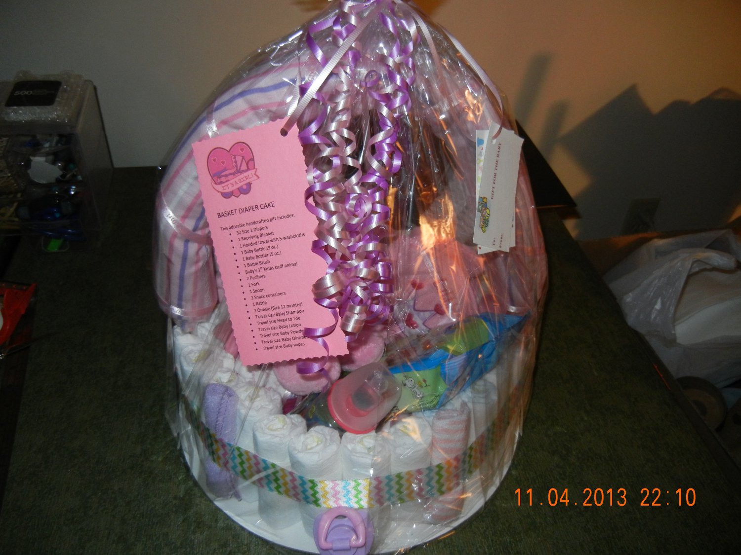 Basket Diaper Cake