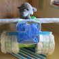 Small Airplane Diaper Cake